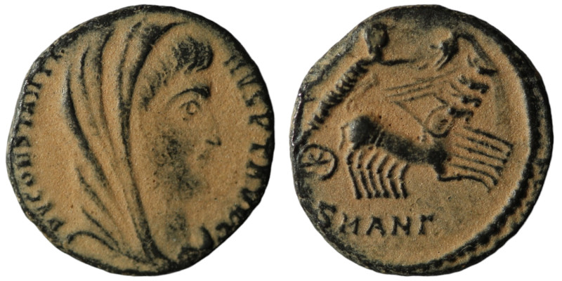 Divus Constantinus I. (337-340 AD). Æ Follis. Antioch. Obv: DV CONSTANTINVS PT A...