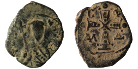 Crusader States. Principality of Antioch. Tancred, regent, (1101-1112). Follis. artificial sandpatina. 21mm, 3,62g