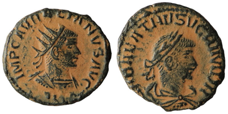 Aurelian / Vabalathus. (271-272 AD). BI Antoninian. Antioch. Obv: VABALATHVS V C...