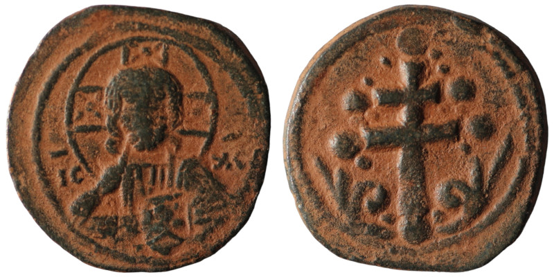 Michael VII. Ducas. (1071-1079 AD). Æ Follis. Constantinople. artificial sandpat...