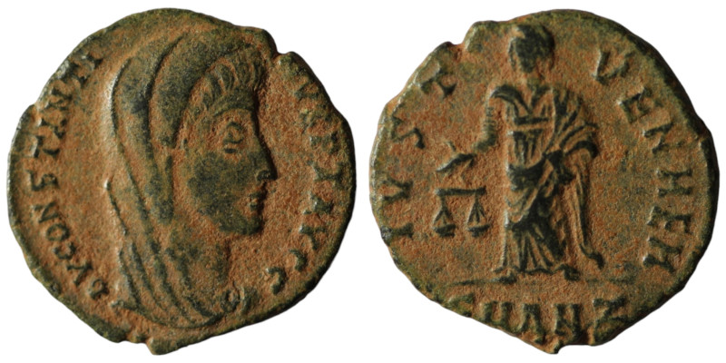 Divus Constantinus I. (347-348 AD). Æ Follis. Antioch. Obv: DV CONSTANTINVS PT A...