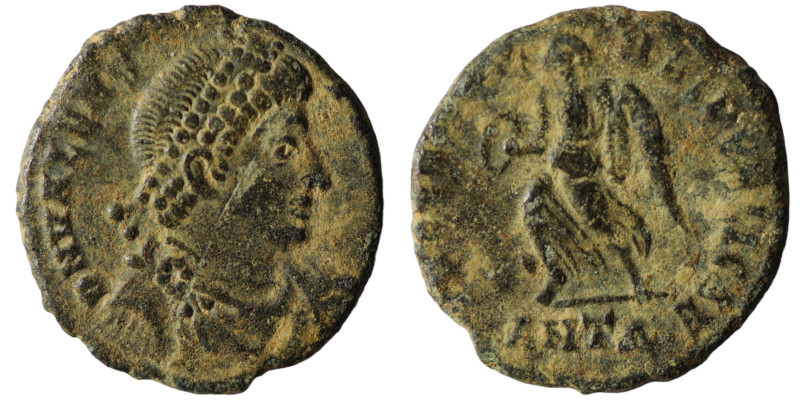 Valens. (364-378 AD). Æ Follis. Antioch. 16mm, 2,53g