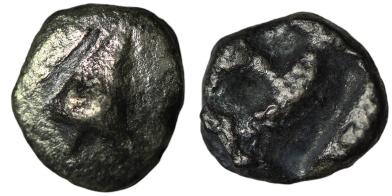 Greek. Uncertain. AR Obol. 8mm, 0,43g