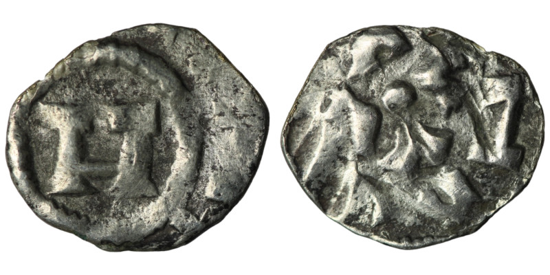 Italy. Lucca. Heinrich III-V. (1039-1125 AD) AR Denaro. 15mm, 0,52g