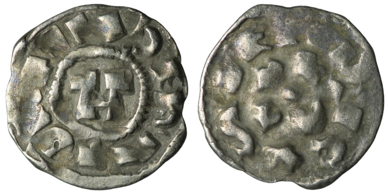 Italy. Lucca. Heinrich III-V. (1039-1125 AD) AR Denaro. 17mm, 0,82g