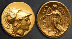 Kings of Macedon. Tarsos. Philip III Arrhidaeus 323-317 BC. In the name and types of Alexander III. Struck under Philotas or Philoxenos. Stater AR