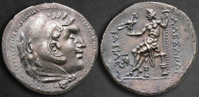 Kings of Macedon. western Black Sea region, uncertain circa 250-200 BC. In the name and types of Alexander III of Macedon. Tetradrachm AR