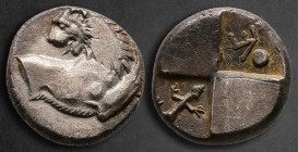 The Thracian Chersonese. Chersonesos circa 386-338 BC. Hemidrachm AR