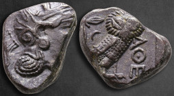 Attica. Athens circa 350-294 BC. Tetradrachm AR