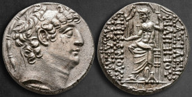 Seleukid Kingdom. Antioch on the Orontes. Philip I Philadelphos 95-75 BC. Tetradrachm AR