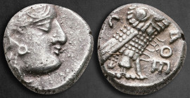 Levantine Region. Uncertain Eastern Satrapy, 'Athenian Series' circa 323-240 BC. Drachm AR