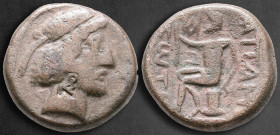 Kings of Characene. Charax-Spasinu. Attambelos IV AD 54-65. Tetradrachm Æ