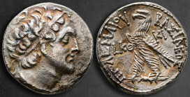 Ptolemaic Kingdom of Egypt. Kition. Ptolemy VIII Euergetes II Physkon 170-116 BC. Tetradrachm AR