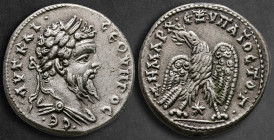 Seleucis and Pieria. Laodicea ad Mare. Septimius Severus AD 193-211. Billon-Tetradrachm