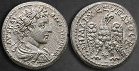 Seleucis and Pieria. Laodicea ad Mare. Caracalla AD 198-217. Billon-Tetradrachm