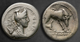 C. Hosidius C. f. Geta 68 BC. Rome. Denarius AR