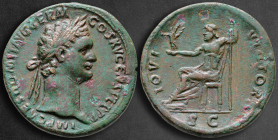Domitian AD 81-96. Rome. Sestertius Æ