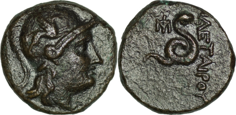 Mysia. Pergamon. AE (4.47g/ 15mm). 282 - 263 В.С. Pergamene Kingdom, Philetairos...