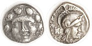 SELGE, Obol c.350-300 BC, Facg Gorgoneion/Athena hd r, astragalos behind; Choice VF, well centered, ltly toned, strong details. (A Ch. VF realized $32...