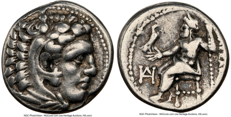 MACEDONIAN KINGDOM. Alexander III the Great (336-323 BC). AR drachm (16mm, 7h). ...