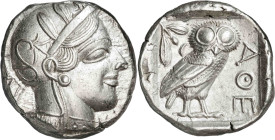 (454-404 a.C.). Ática. Atenas. Tetradracma. (S. 2526) (CNG. IV, 1597). 17,17 g. EBC+.