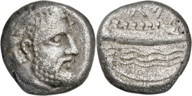 (380-350 a.C.). Fenicia. Arados. Tetróbolo. (S. 5972) (CNG. X, 40). 3,05 g. MBC-.