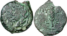 Judea. (18 d.C.). Valerio Grato (15-26 d.C.). Jerusalén. AE 17. (S.GIC. 5620) (RPC. I, 4965). 1,53 g. MBC-.