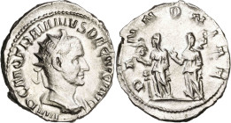 (250-251 d.C.). Trajano Decio. Antoniniano. (Spink 9378) (S. 86) (RIC. 21b). 4,37 g. MBC+.