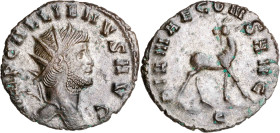 (267-268 d.C.). Galieno. Antoniniano. (Spink 10199) (S. 153) (RIC. 176). 3,02 g. MBC+.