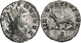 (267-268 d.C.). Galieno. Antoniniano. (Spink 10281) (S. 586) (RIC. 230). 3,65 g. EBC-.