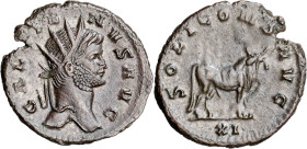 (267-268 d.C.). Galieno. Antoniniano. (Spink 10363) (S. 983) (RIC. 285). 3,67 g. EBC-.