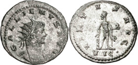 (266-267 d.C.). Galieno. Antoniniano. (Spink 10404) (S. 1250a) (RIC. 623). 3,87 g. EBC-.