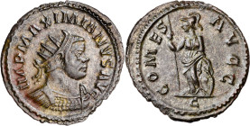 (292 d.C.). Maximiano Hércules. Antoniniano. (Spink 13110) (Co. 34) (RIC. 353). 3,28 g. EBC-.