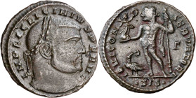 (315-316 d.C.). Licinio padre. Siscia. Follis. (Spink 15212) (Co. 67) (RIC. 17). 3,36 g. MBC/MBC+.