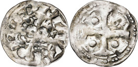 Comtat de Barcelona. Ramon Berenguer III (1096-1131). Barcelona. Diner. (Cru.V.S. 31) (Cru.C.G. 1839). 0,80 g. MBC.