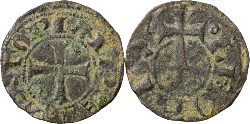 Alfonso VII (1126-1157). Taller indeterminado. Dinero. (AB. 97.1 var) (Imperatri...