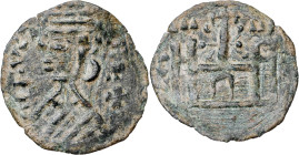 Alfonso VIII (1157-1214). Dinero. Falsa de época muy interesante. 0,62 g. (MBC).