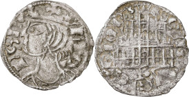 Alfonso XI (1312-1350). Sevilla. Cornado. (AB. 340.4). 0,87 g. MBC-.