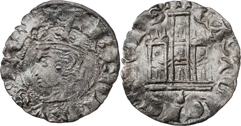 Alfonso XI (1312-1350). Coruña. Cornado. (AB. 343). Escasa. 0,71 g. MBC-.