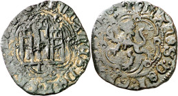 Juan II (1406-1454). Córdoba. Blanca. (AB. 625 var) (Imperatrix J2:1.14). Rara. 2,12 g. MBC-.
