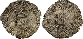Enrique IV (1454-1474). Sevilla. Cuartillo. (AB. 755.1) (Imperatrix E4:14.160). 1,55 g. BC+.