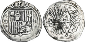 Reyes Católicos. Granada. 1 real. (AC. 371). Haz de 6 flechas. 3,38 g. BC.