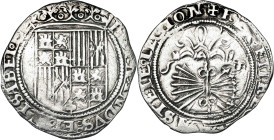 Reyes Católicos. Sevilla. 1 real. (AC. 408). 3,23 g. BC+.
