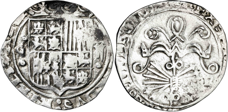 Reyes Católicos. Granada. R. 2 reales. (AC. 498). 5,96 g. BC+.