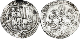 Reyes Católicos. Granada. R. 2 reales. (AC. 498). 5,96 g. BC+.