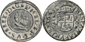 1662. Felipe IV. Cuenca. 8 maravedís. (AC. 331). 2 g. MBC+/MBC.