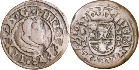 1663. Felipe IV. Valladolid. M. 16 maravedís. Falsa de época. Rara. 3,90 g. (MBC-).
