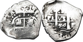 1654. Felipe IV. Potosí. E. 1 real. (AC. 756). 2,73 g. BC+.