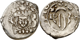 1624. Felipe IV. Valencia. 1 divuité. (AC. 813). 2,45 g. MBC.