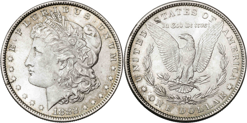 Estados Unidos. 1882. Filadelfia. 1 dólar. (KM. 110). Bella. Preciosa pátina. AG...